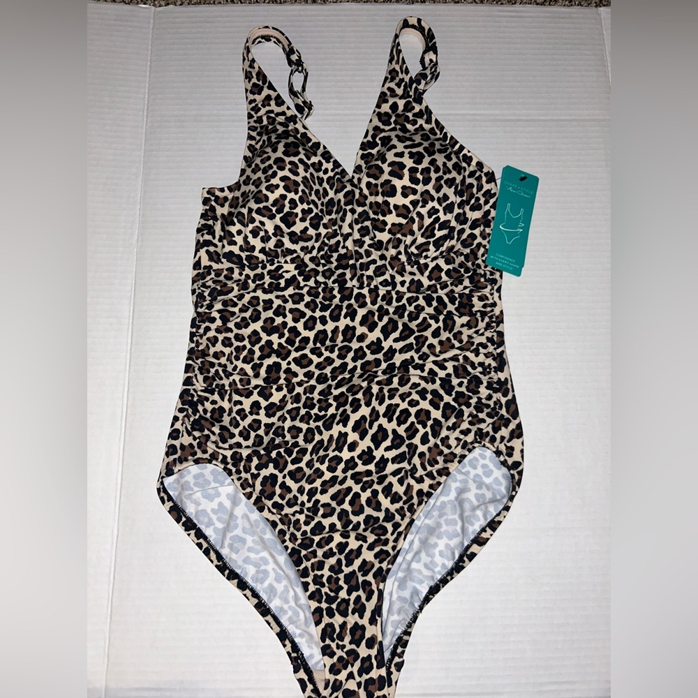 Shape & Style Leopard Swimsuit